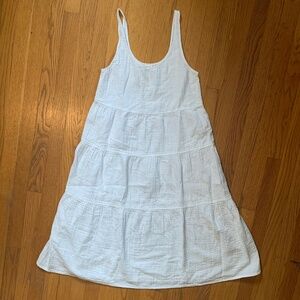 Aritzia Wilfred Free white firefly midi sundress XS